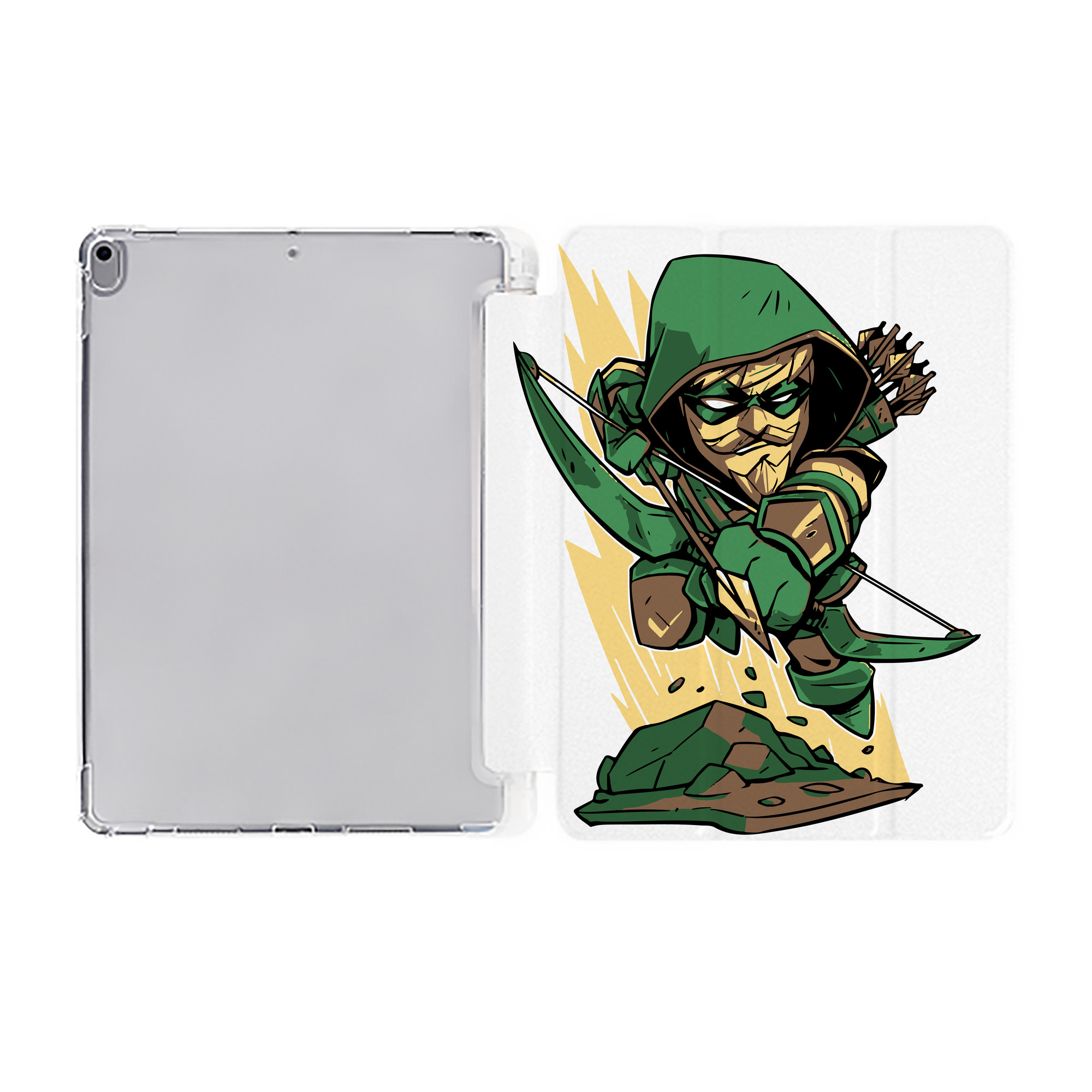 （画像用） アベンジャーズ The Avengers IPad ケース ペン収納付き 三つ折りスタンド PUレザー×シリコン 対応機種9.5/10.5/10.9インチ